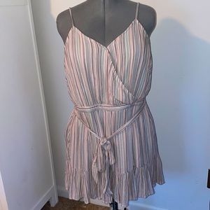 American Eagle Striped Romper